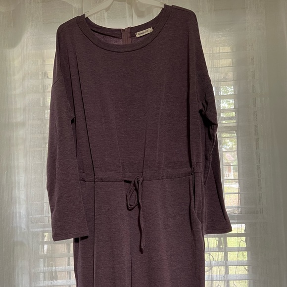 Serena Plum Jumpsuit - Picture 11 of 12